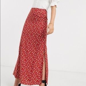 Maxi high waist skirt
